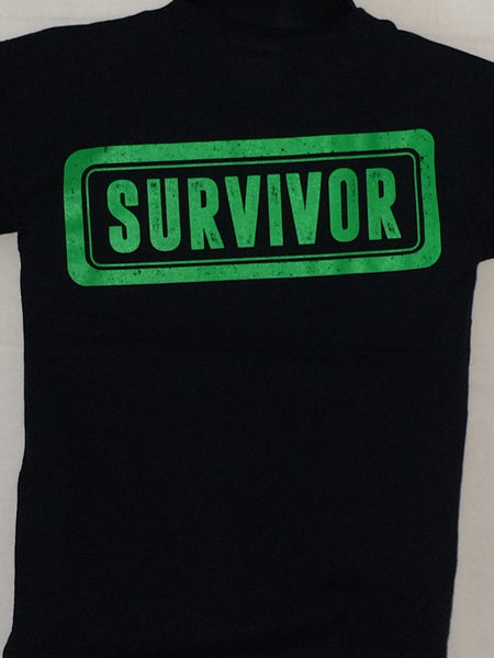 "SURVIVOR" Tee: Show that you have made it through tough times. (Click on image for options)