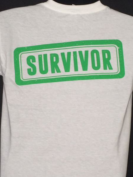 "SURVIVOR" Tee: Show that you have made it through tough times. (Click on image for options)